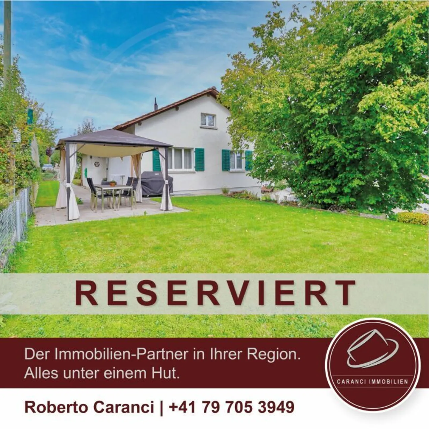 RESERVIERT - Gepflegtes 4½-Zimmer Einfamilienhaus an ruhiger Lage in Reinach AG - Foto 1 von 15