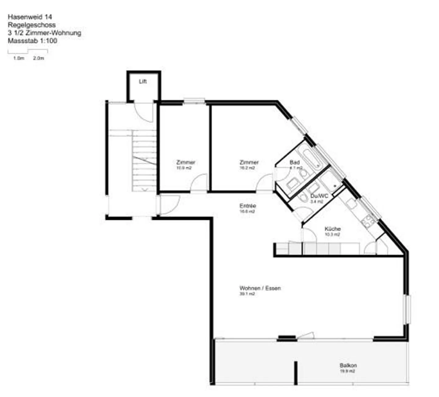 Spacious 3.5 Room Apartment in a Quiet Residential Area - Photo 1 of 8