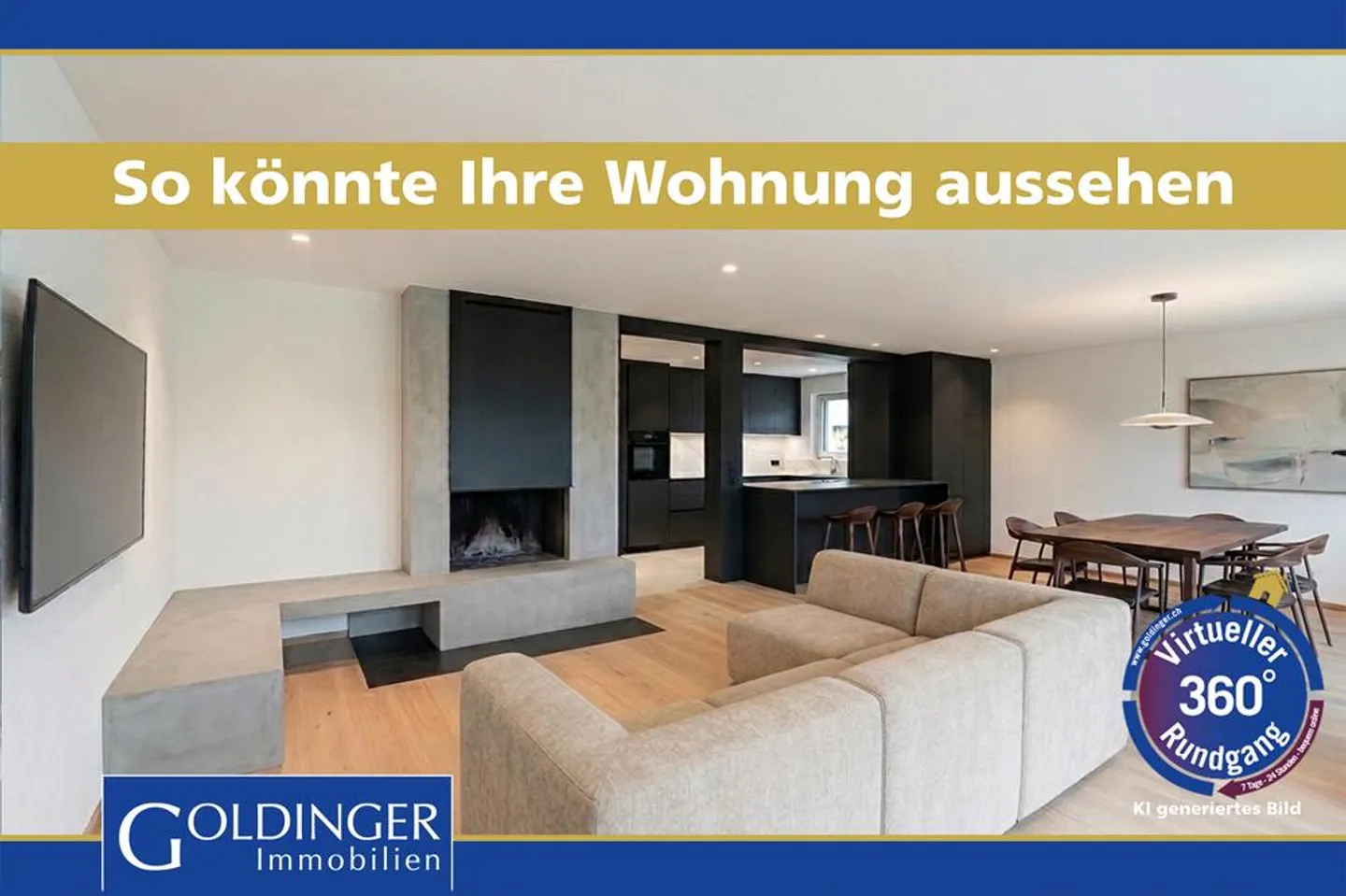 Vielseitige Wohnung mit Aussicht - Foto 1 von 7