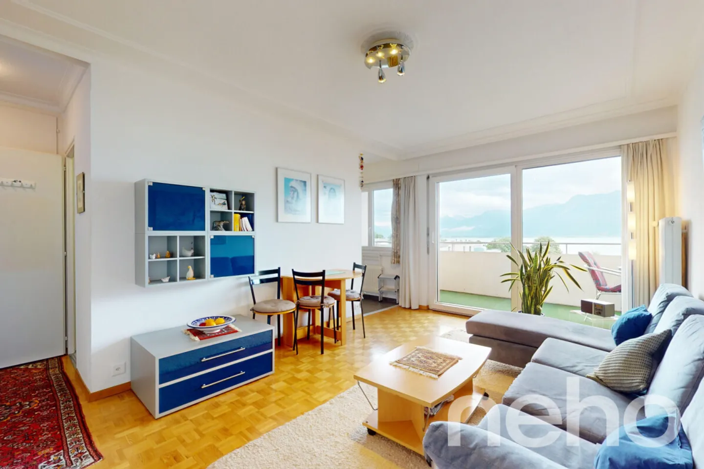 Exklusiv: Schönes 2-Zimmer-Apartment mit Blick auf den Genfersee - Foto 1 von 13