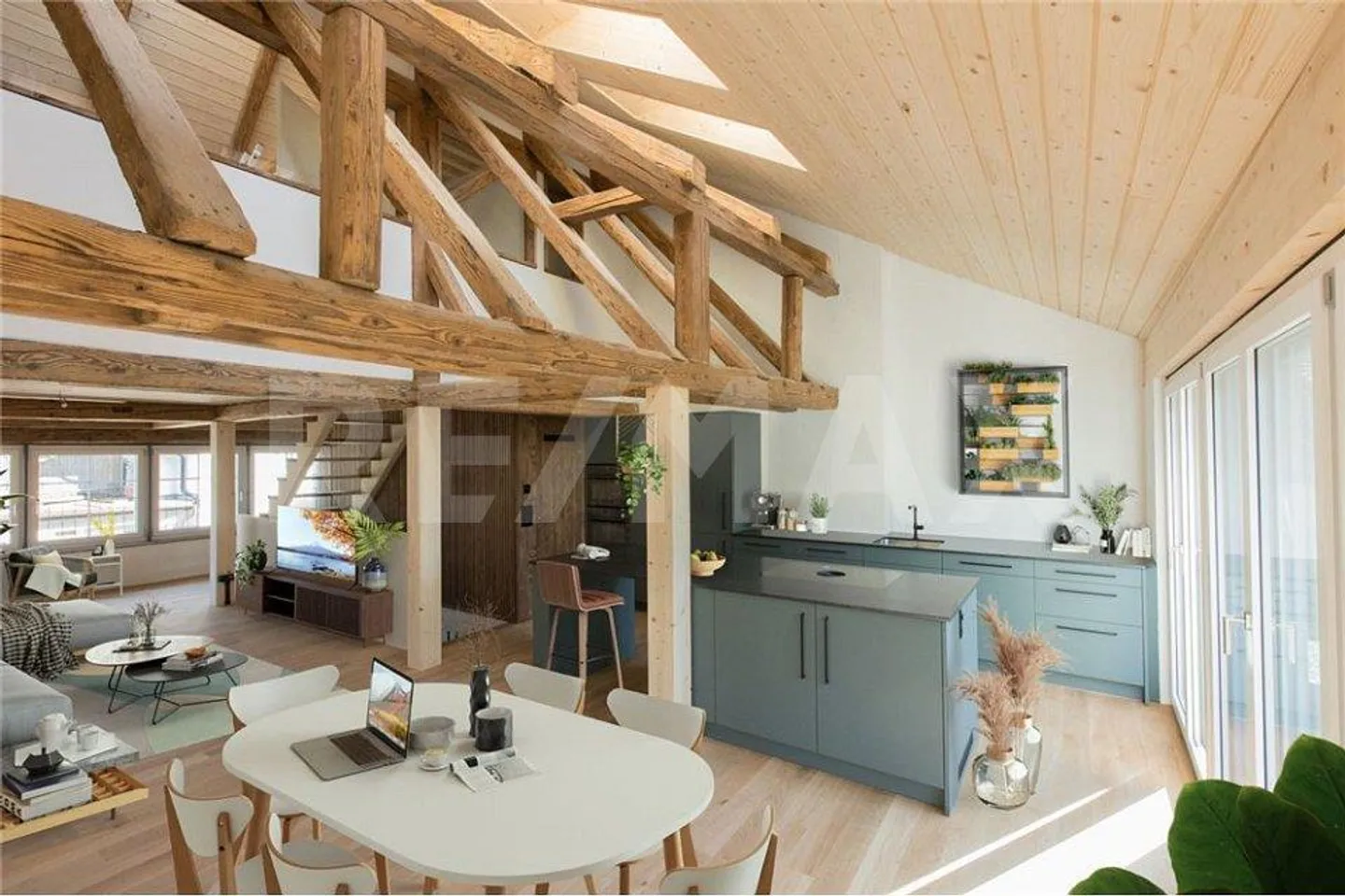 Expérience de vie moderne à la campagne – Maison de 5,5 pièces avec droits de construction ou achat de terrain - Photo 6 sur 10