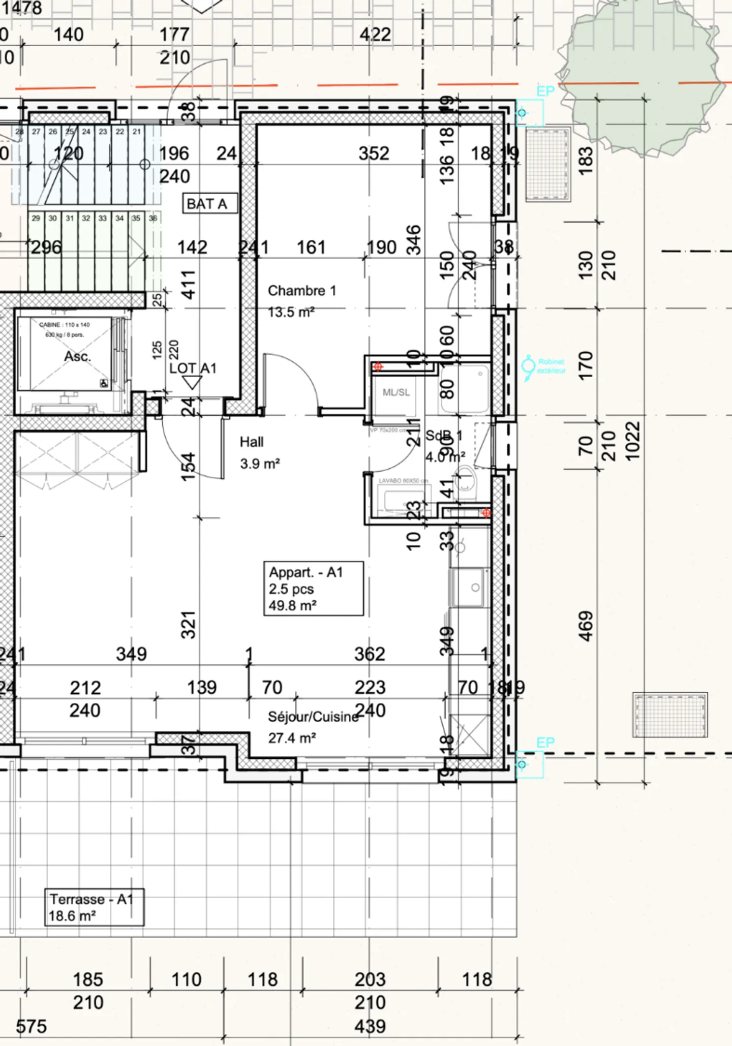 2,5-Zimmer-Wohnung - Foto 5 von 6