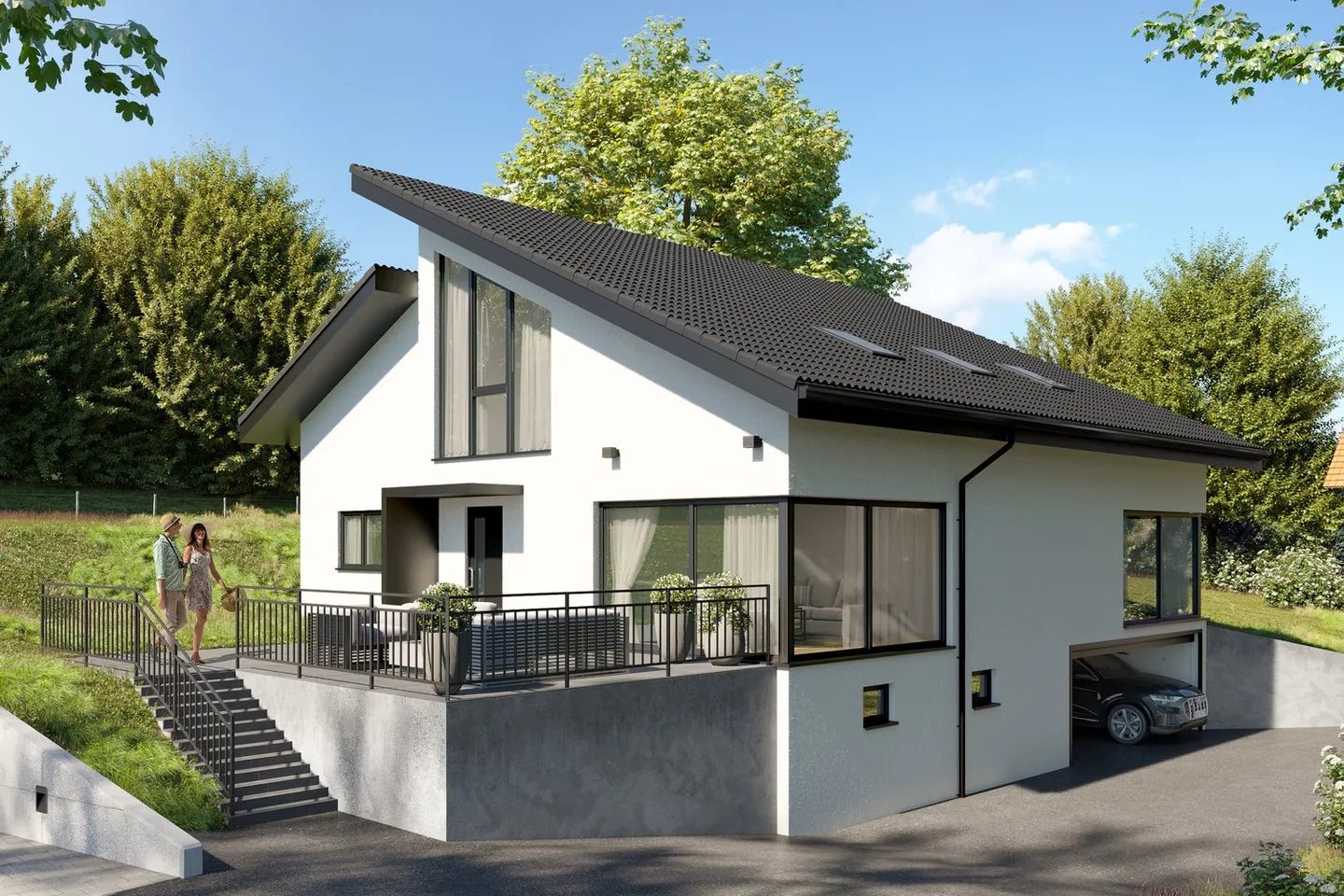 Casa unifamiliare (NUOVA COSTRUZIONE) in un ambiente rurale, vicino a Soletta e Berna - Foto 1 di 9