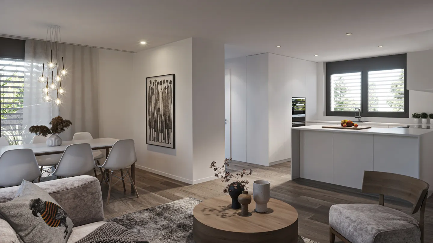 Maison familiale en rangée/détachée de nouvelle construction exclusive à Wohlenschwil AG - Photo 10 sur 14