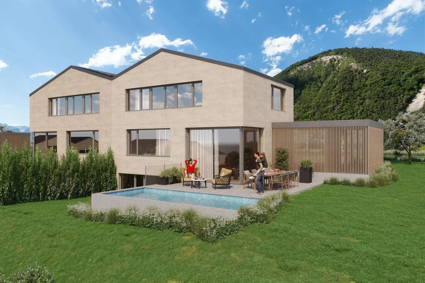 Villas d'architecte à Arbosson - Photo 1 sur 9