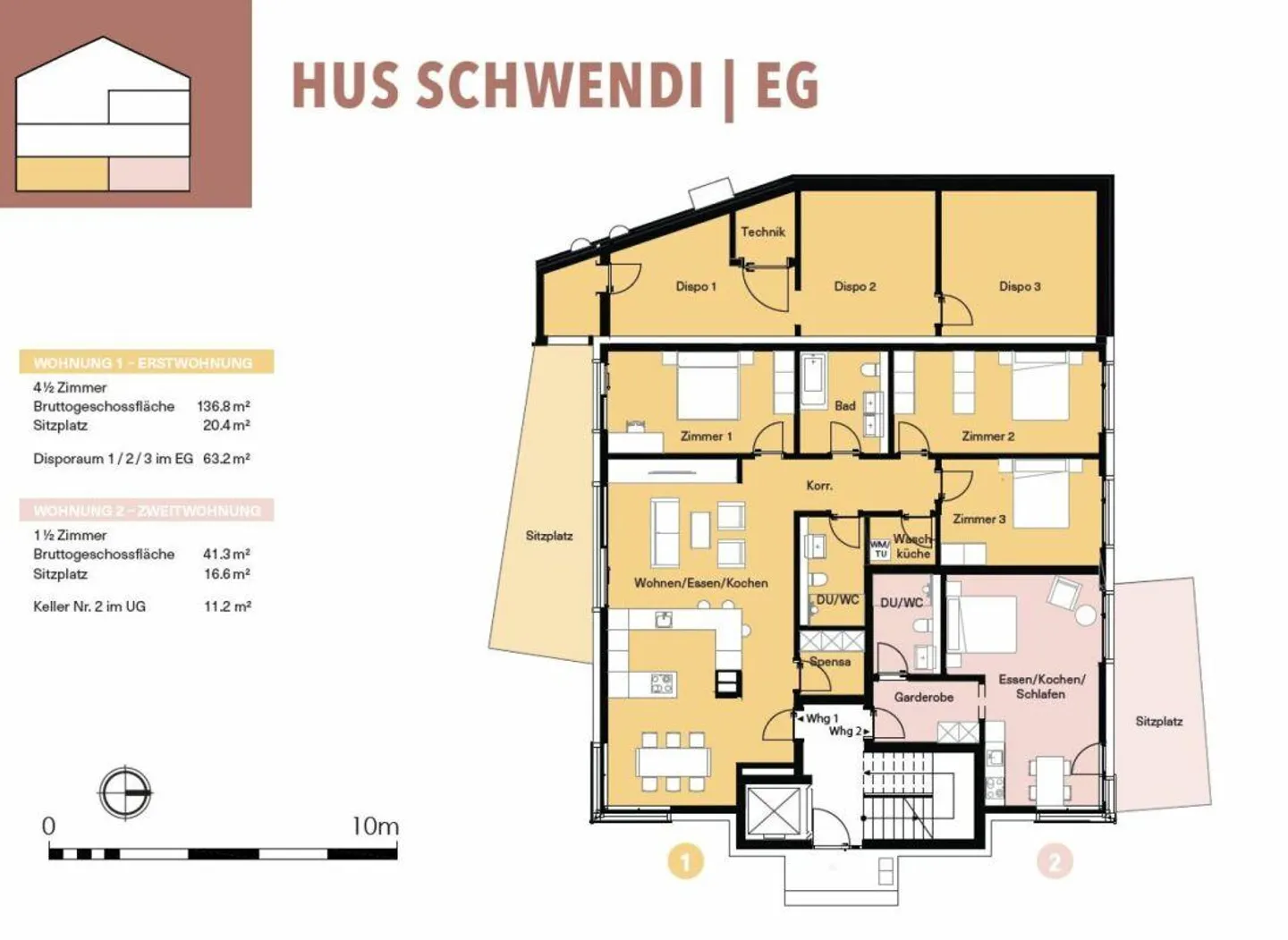 Appartamento 1,5 locali SECONDA CASA - Foto 7 di 8