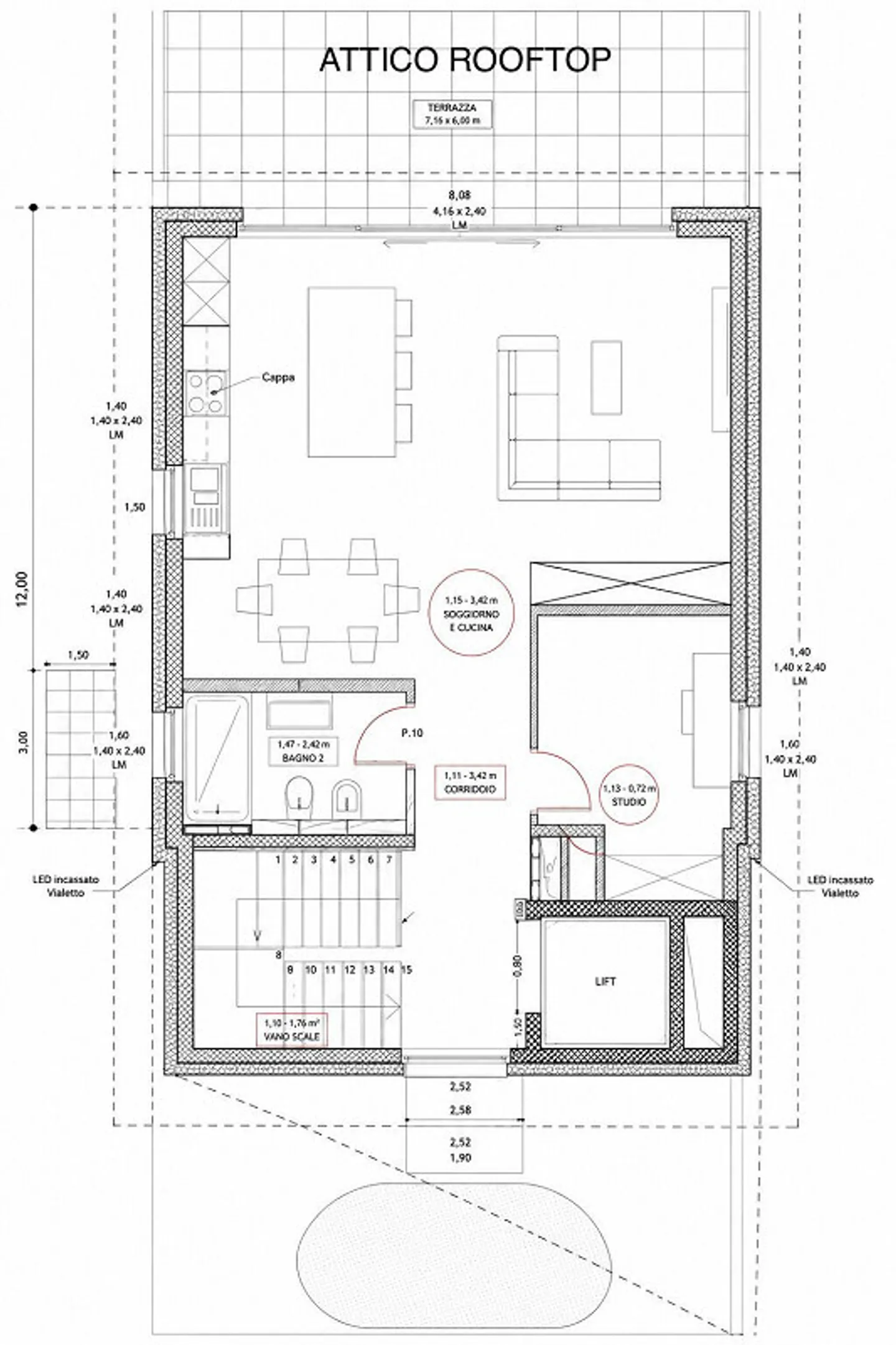 SUPER ATTICO DUPLEX 6.5 VISTA LAGO IN COSTRUZIONE A MELIDE - Photo 11 of 11