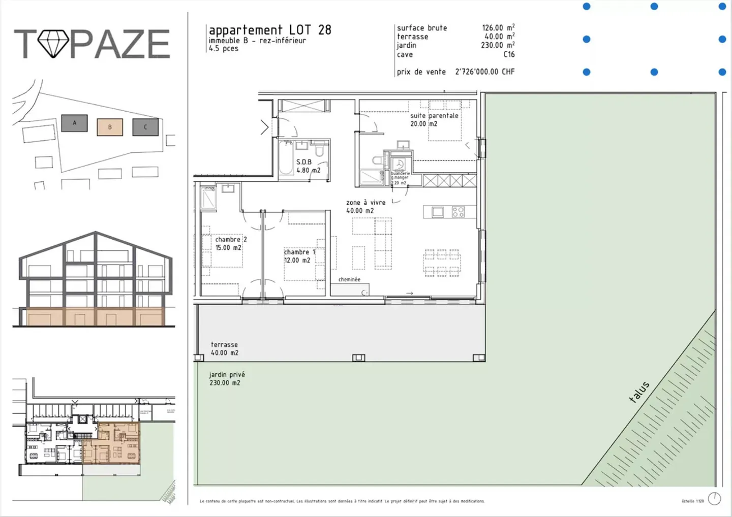 4.5-room apartment on the ground floor in Crans-Montana - Photo 9 of 9