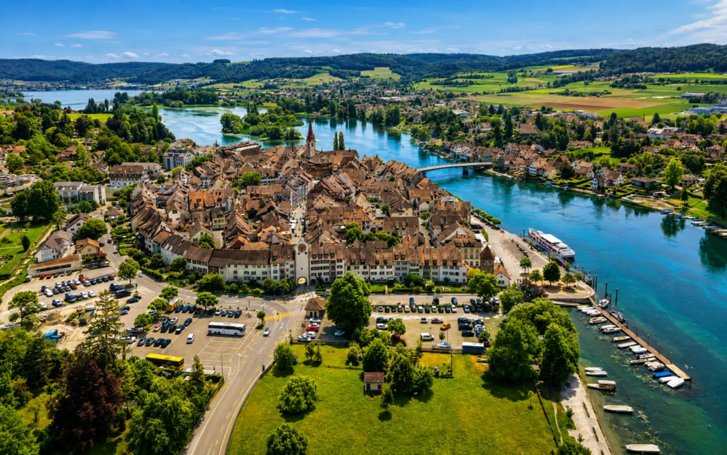 Vivre et travailler au cœur de Stein am Rhein - Maison historique de la vieille ville avec espace gastronomique et passage piéton - Photo 25 sur 25
