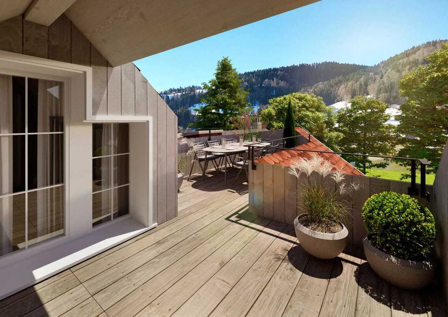 Spacious 5.5 Maisonette Apartment in the Attic with Loggia in Krummenau - Possible as a Second Home - Photo 1 of 6