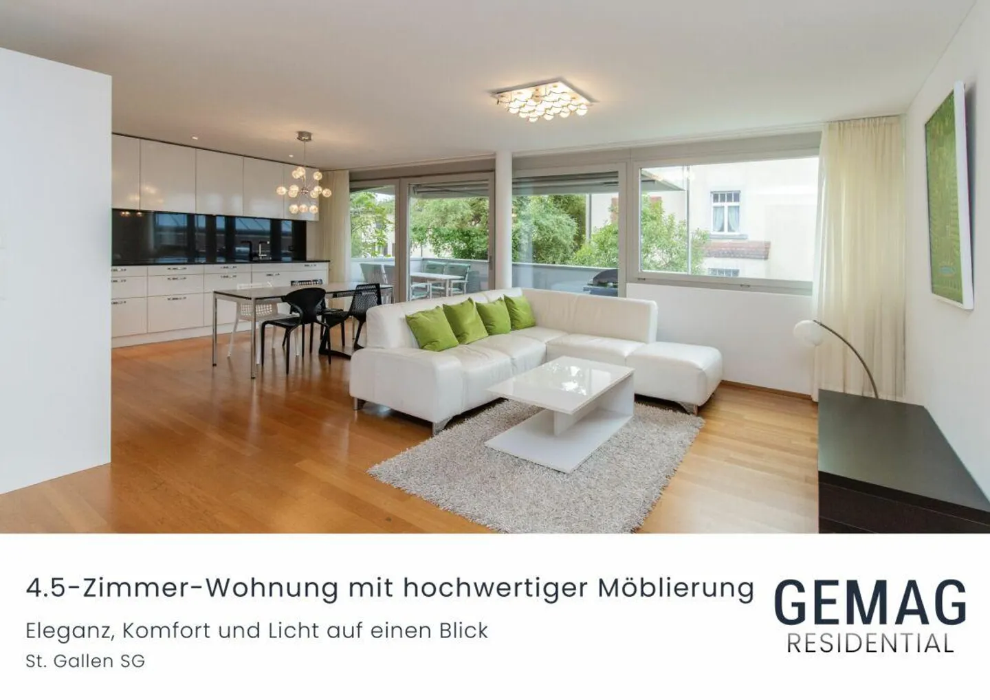 Comfortable 4.5-room rental apartment near HSG - fully equipped & ready to move in - Photo 1 of 13