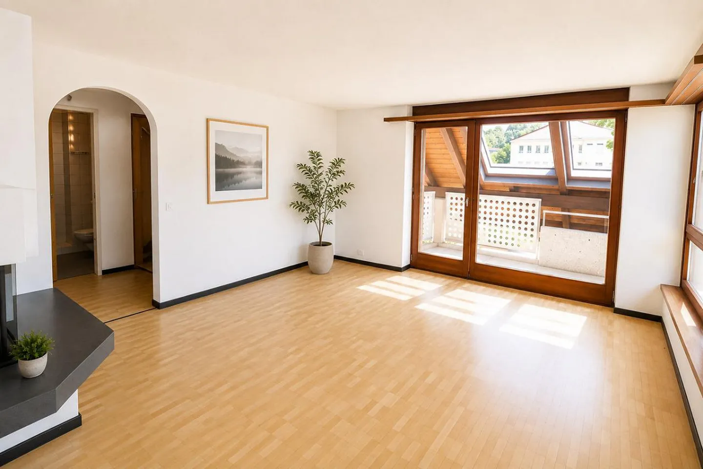 5,5 Zi. Duplex Wohnung im Dorfzentrum - Foto 4 di 10