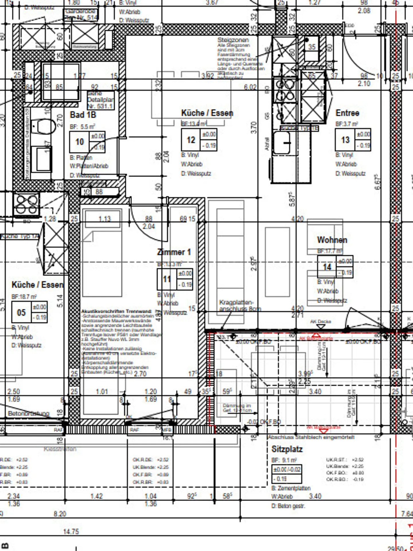 2.5-Zimmerwohnung im EG mit Gartensitzplatz - Foto 4 von 4