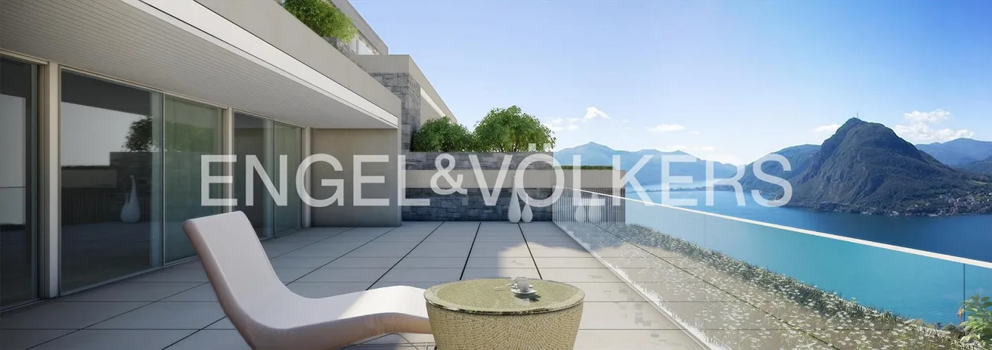 180-Vista lago, piscina interna e spa privata sul Monte Bré - Foto 6 di 10