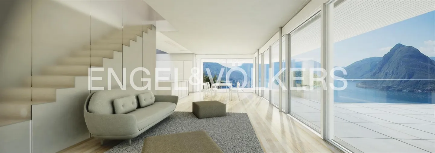 180-Vista lago, piscina interna e spa privata sul Monte Bré - Foto 7 di 10