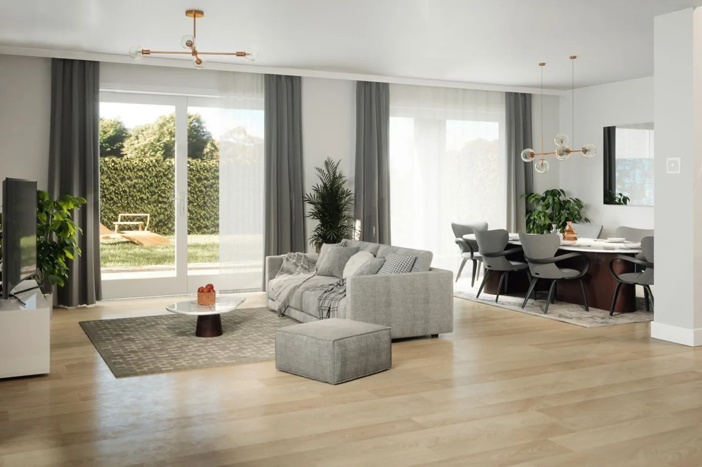 Zeitgenössische Villa in Fully: Eine idyllische Lebensumgebung - Lot C - Foto 3 von 9