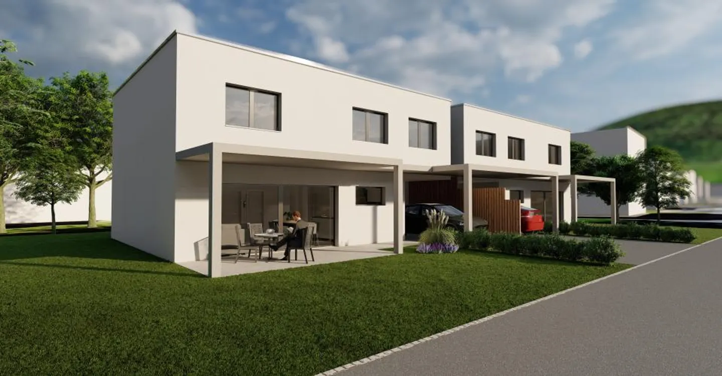 Wunderschöne individuelle Villa von sehr gutem Standard, ideal gelegen, mit 6,5 Zimmern, verkauft nach Plänen - Foto 1 von 3