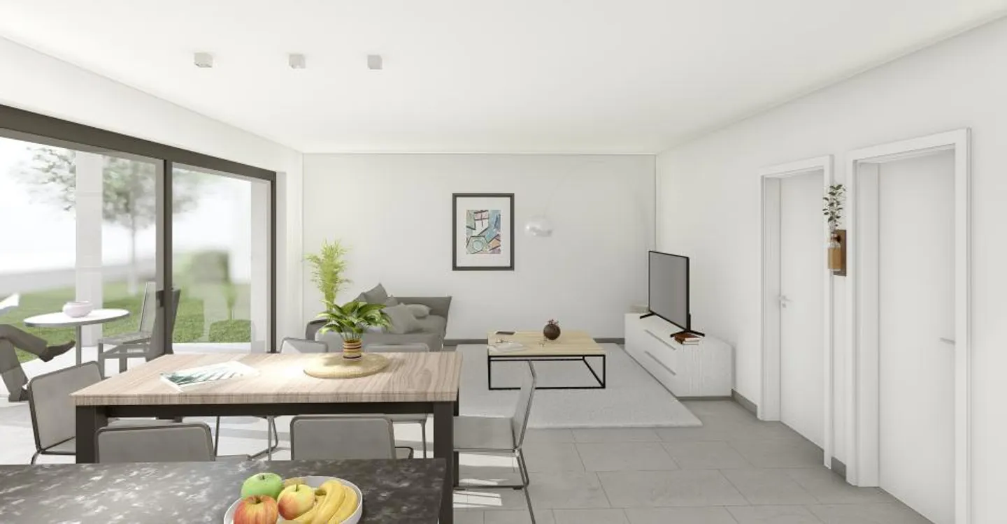Wunderschöne individuelle Villa von sehr gutem Standard, ideal gelegen, mit 6,5 Zimmern, verkauft nach Plänen - Foto 3 von 3