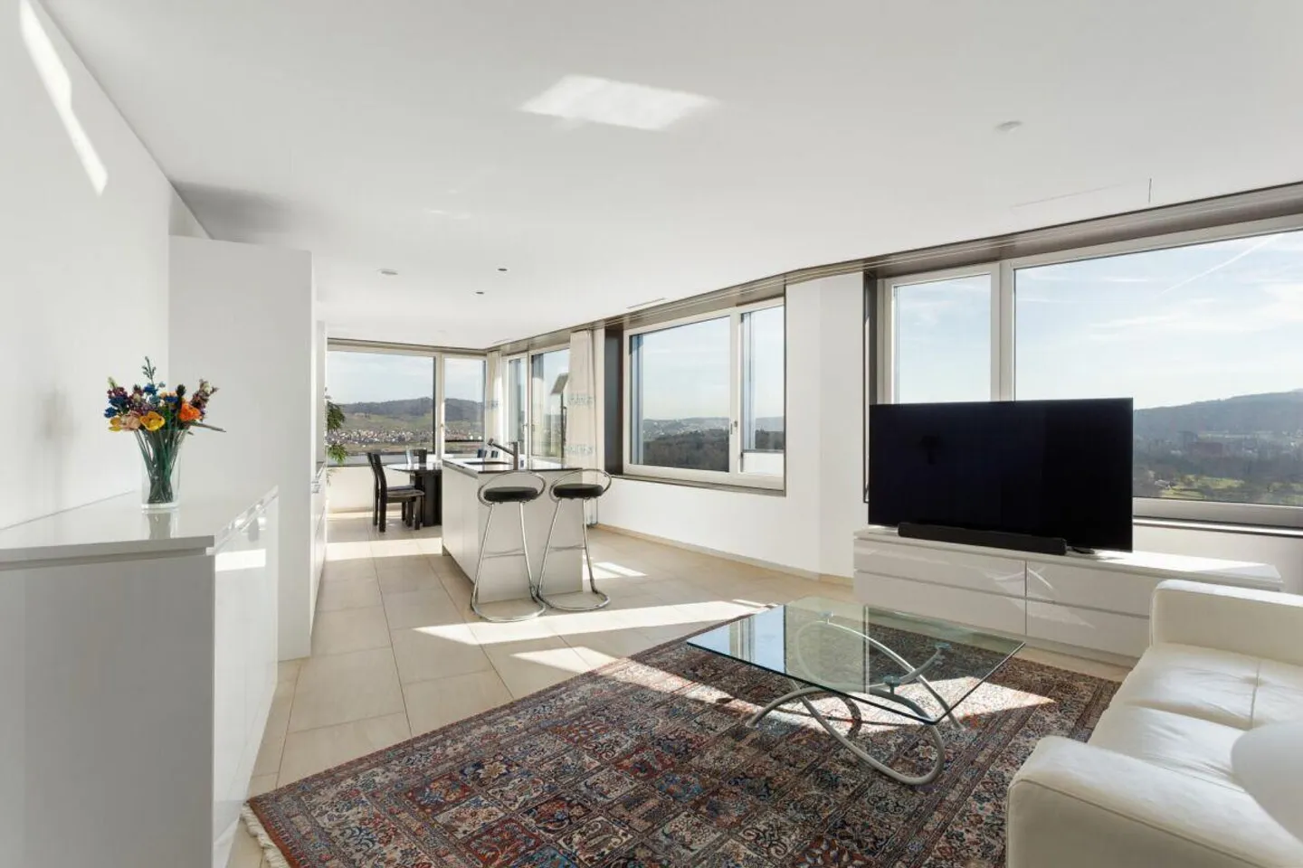 Vivere esclusivamente al 23° piano della Limmat Tower - con vista sulle Alpi - Foto 1 di 12