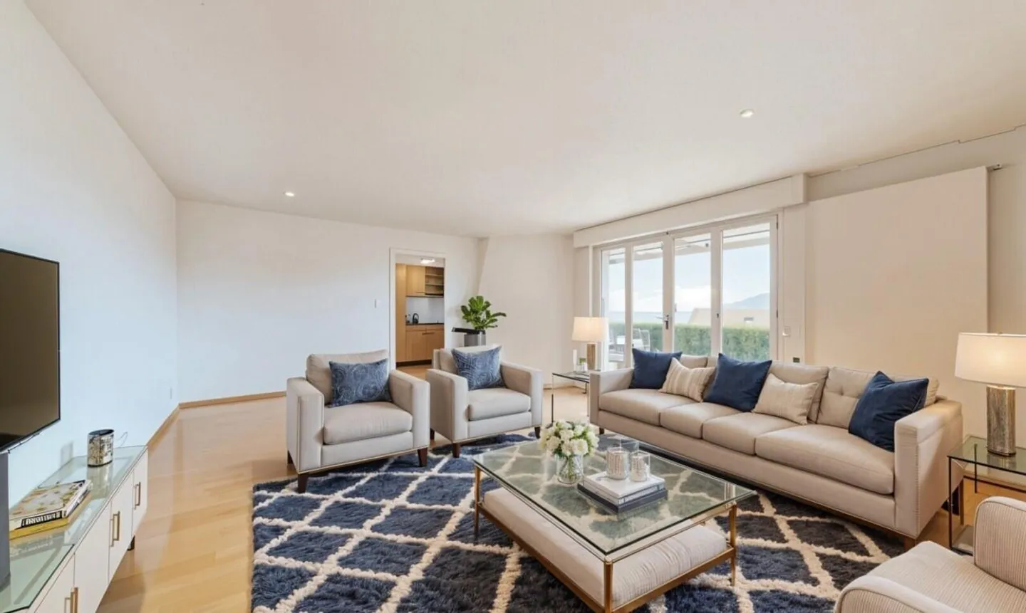 Panoramablick und privater Garten - ein außergewöhnliches Wohnambiente! - Foto 4 von 11