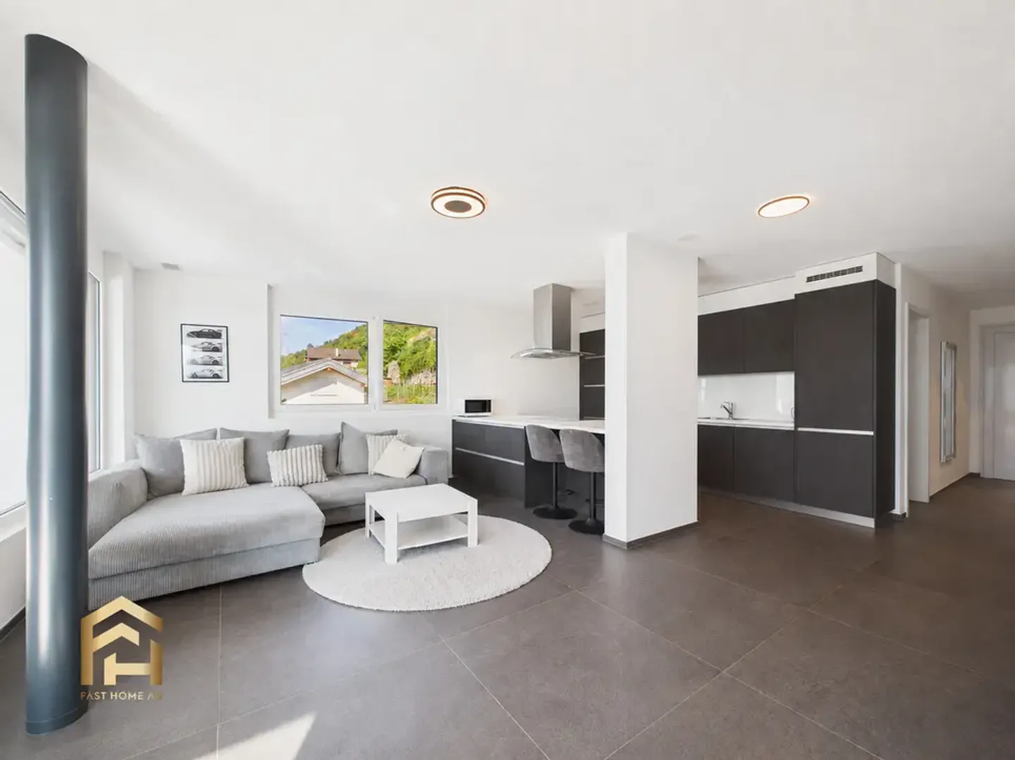 Ampio appartamento con terrazza 5.5 con vista libera sulla valle del Rodano - Foto 1 di 13