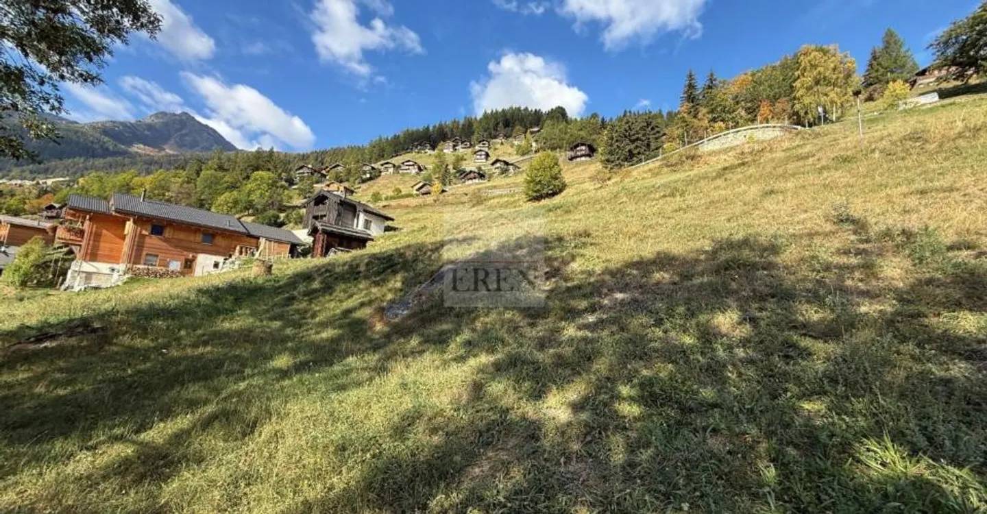 Superb building plot with mountain view and sunshine in Grimentz - Photo 6 of 7