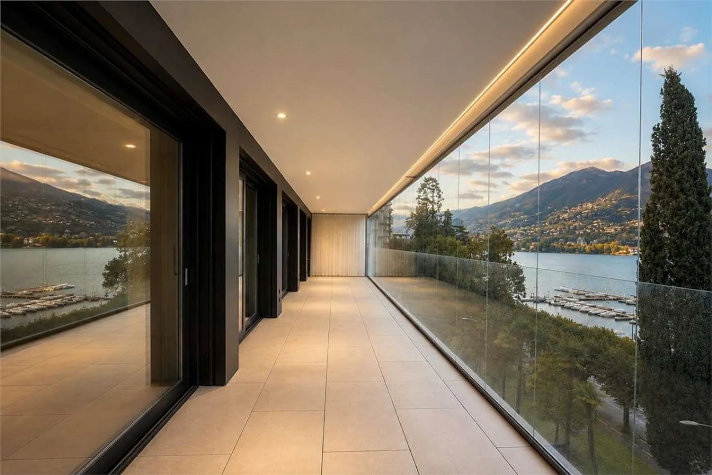 Esclusivo appartamento con vista lago a Lugano - Photo 1 sur 12