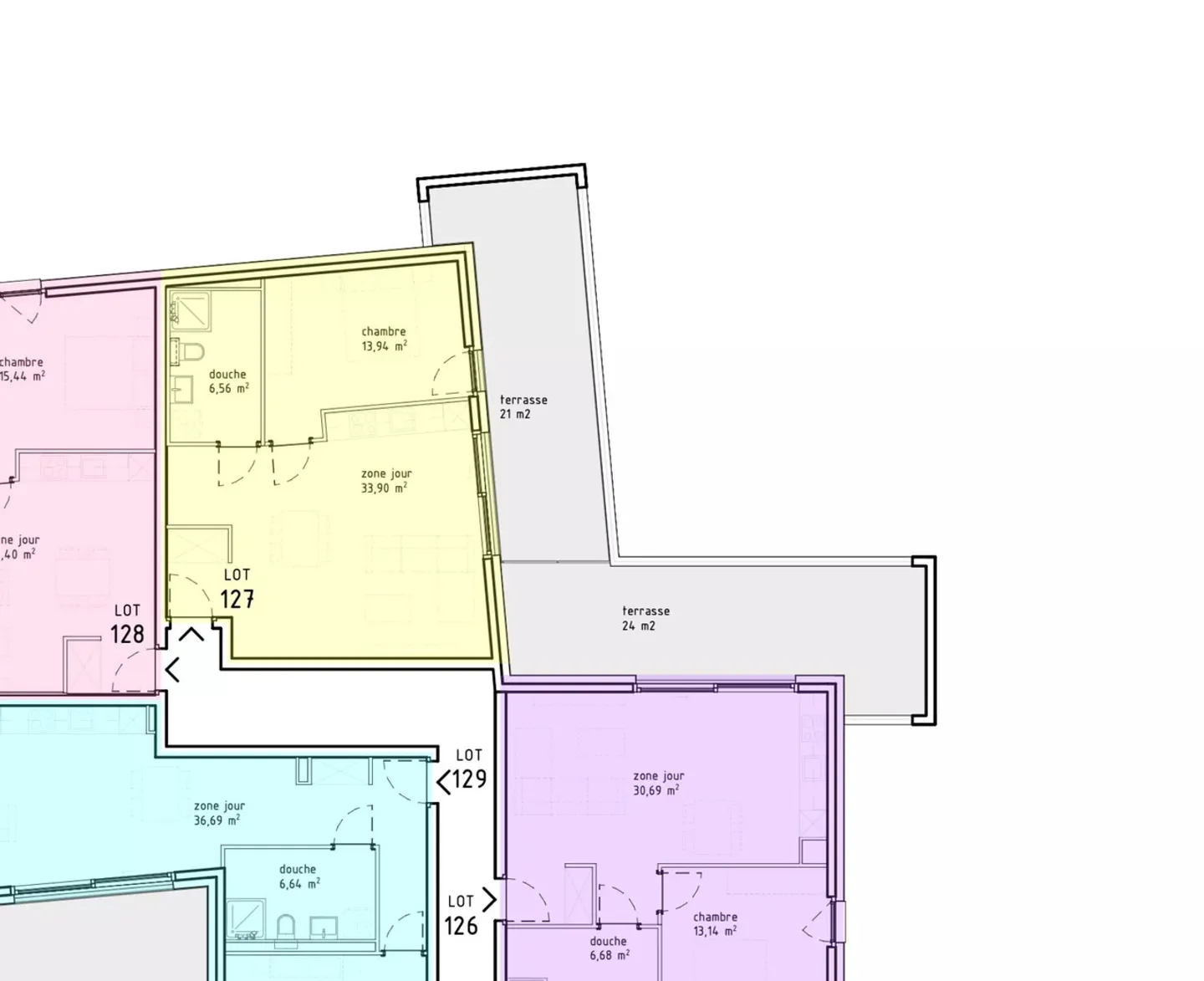 Wohnung im 1. Stock mit großem Balkon - Foto 6 von 7