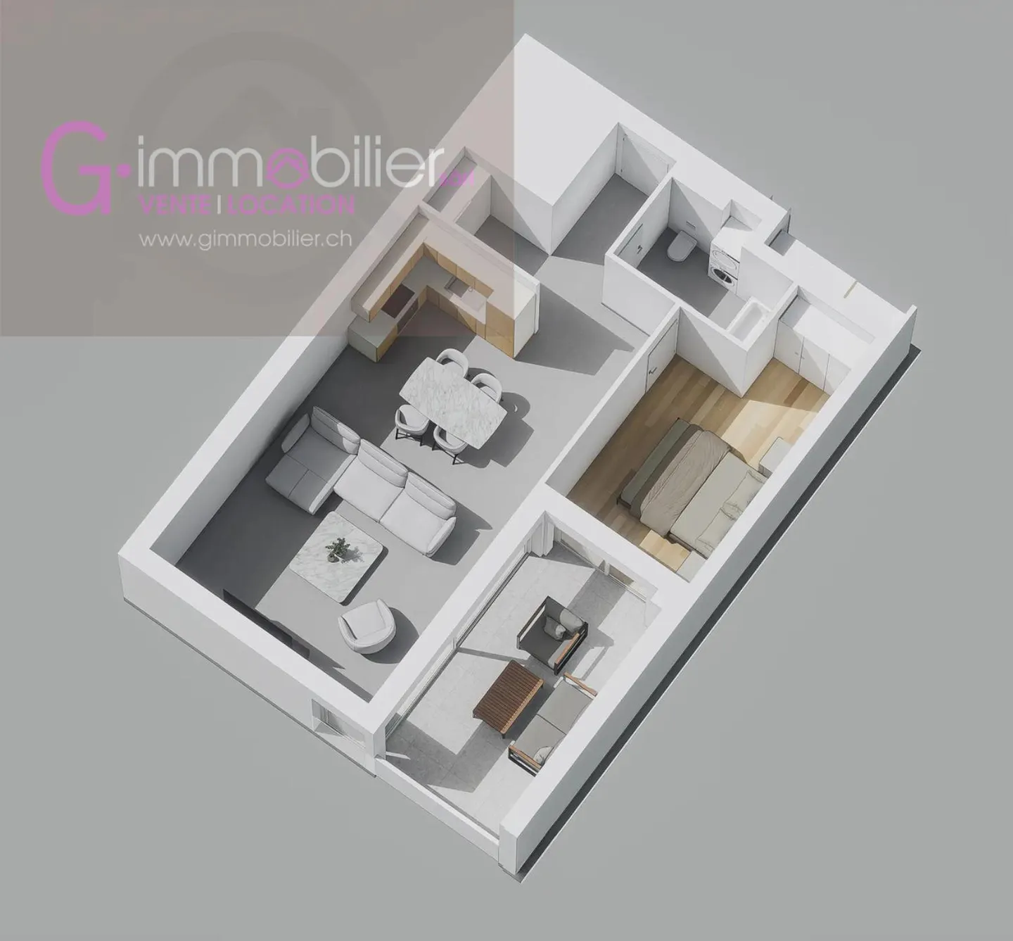 Nouveau bâtiment à Monthey - Appartements modernes au cœur du quartier Sous Gare - Photo 5 sur 5