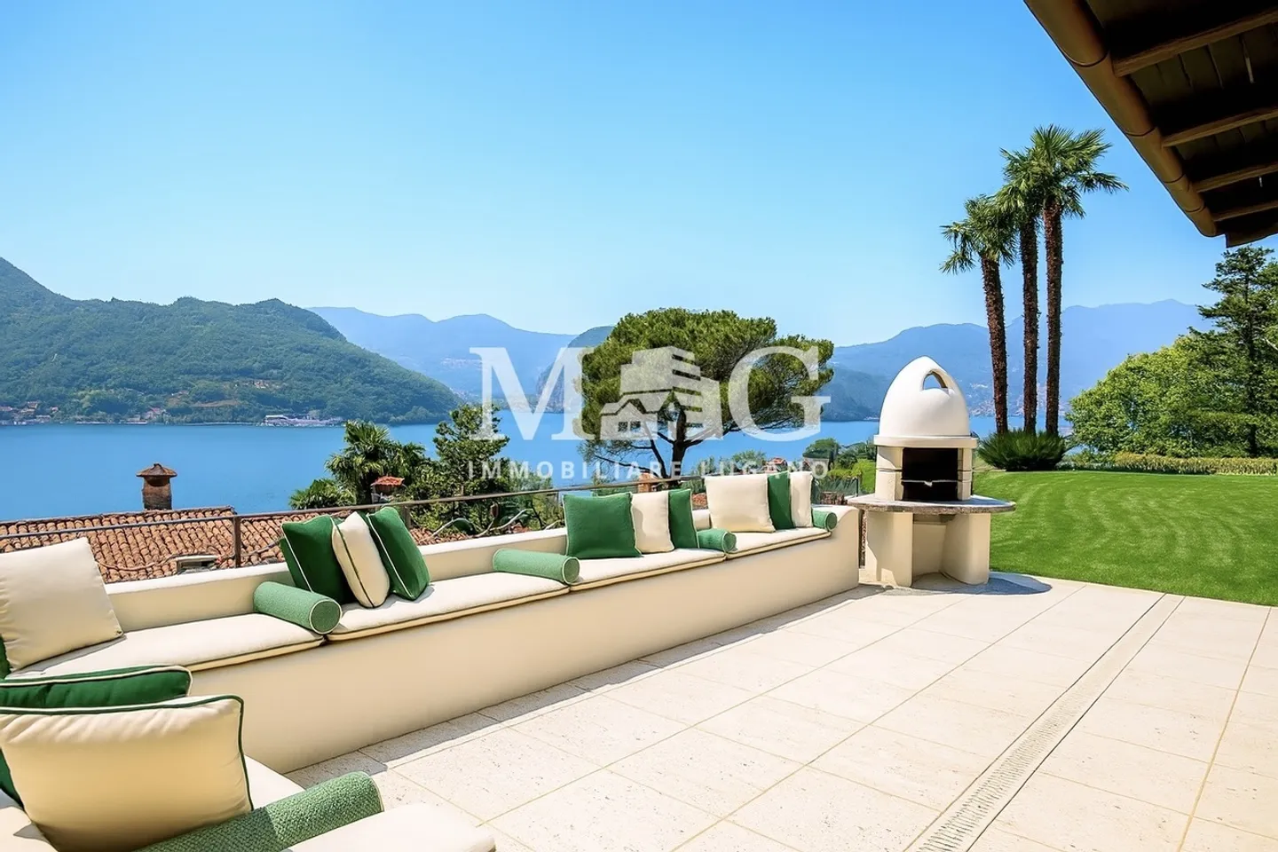 Lugano : Villa vue lac 6 pièces, opportunité exclusive - Photo 1 sur 14