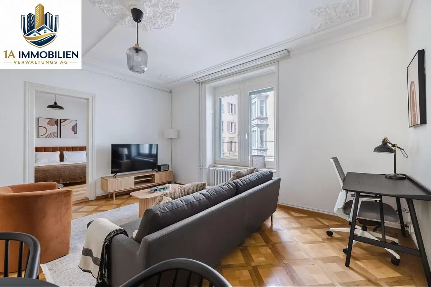 Appartement divin de 3,5 pièces avec cave - Photo 2 sur 11