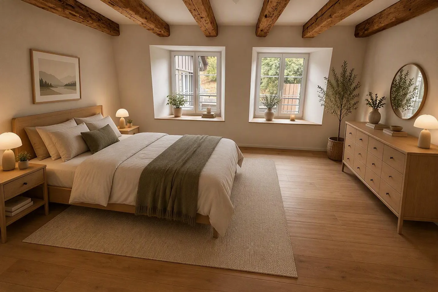 First rental: 3.5 room apartment in converted farmhouse - Photo 5 of 9