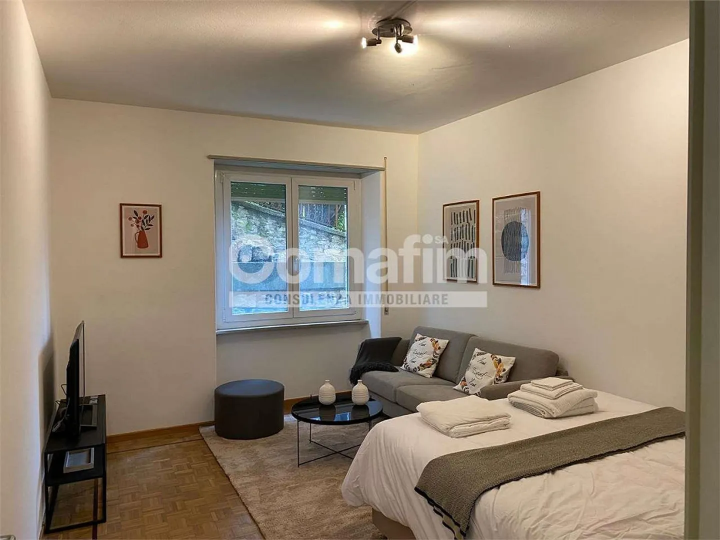 Geräumiges möbliertes Studio in Lugano - Foto 7 von 8