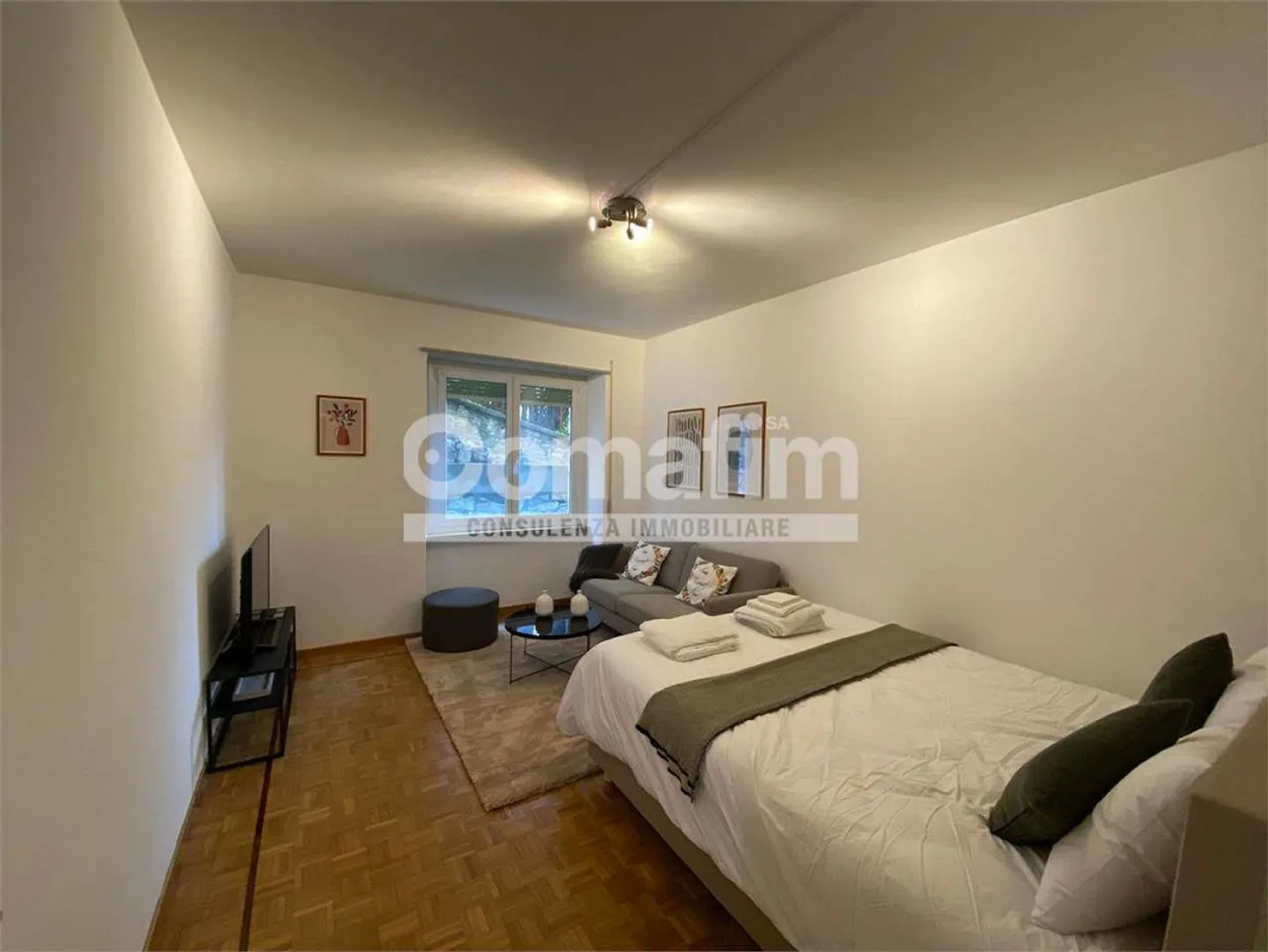 Geräumiges möbliertes Studio in Lugano - Foto 1 von 8
