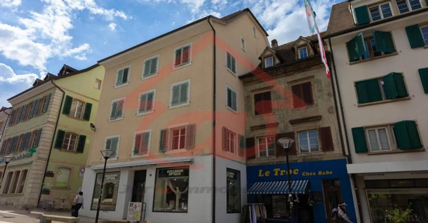 Unique Opportunity: Two Historic Buildings in the Heart of the Old Town of Delémont - Photo 5 of 6