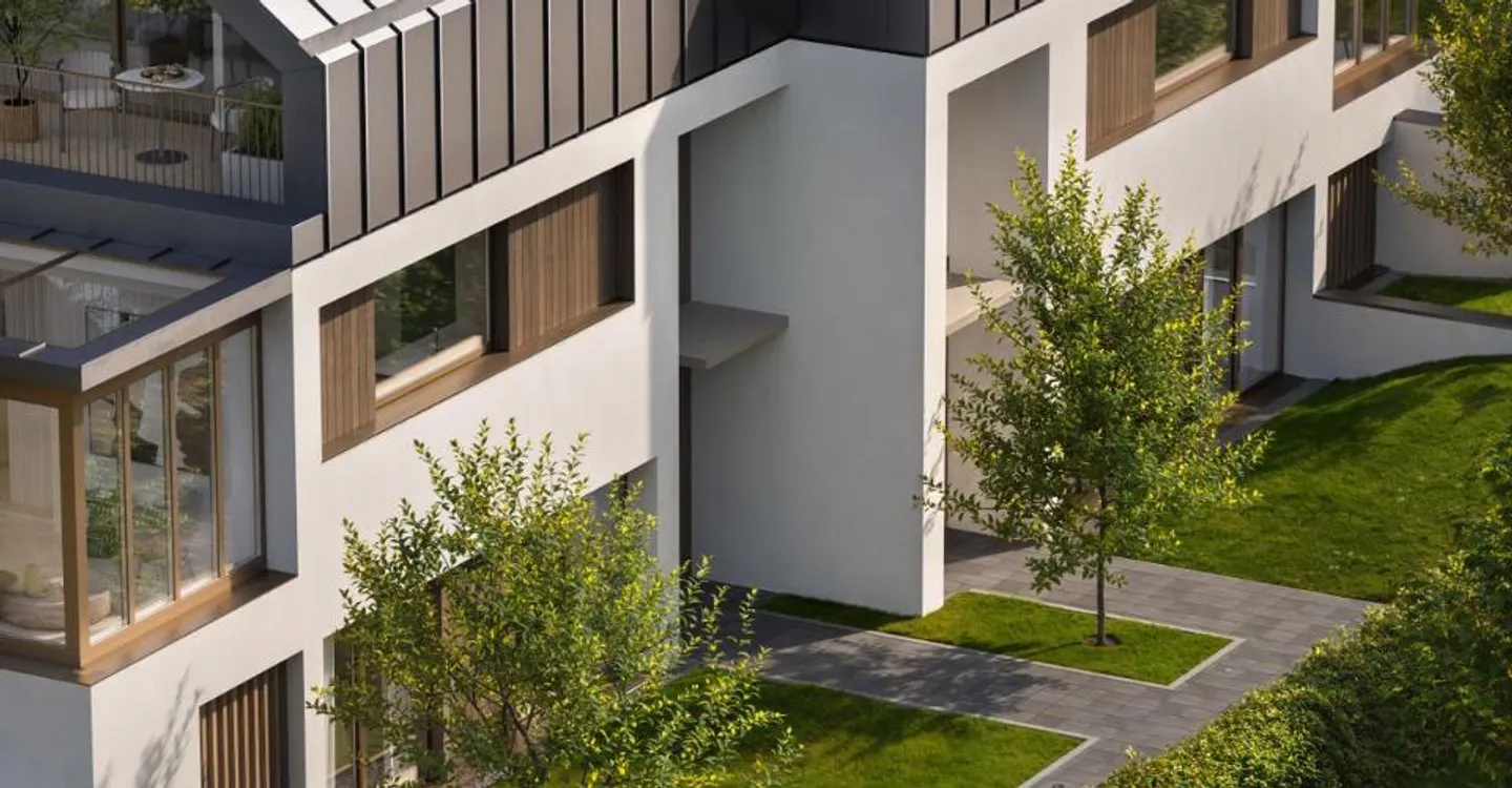 NEUES PROJEKT | MODERNE DOPPELHAUSHÄLFTE IN PREGNY-CHAMBÉSY | Villa B - Foto 2 von 13