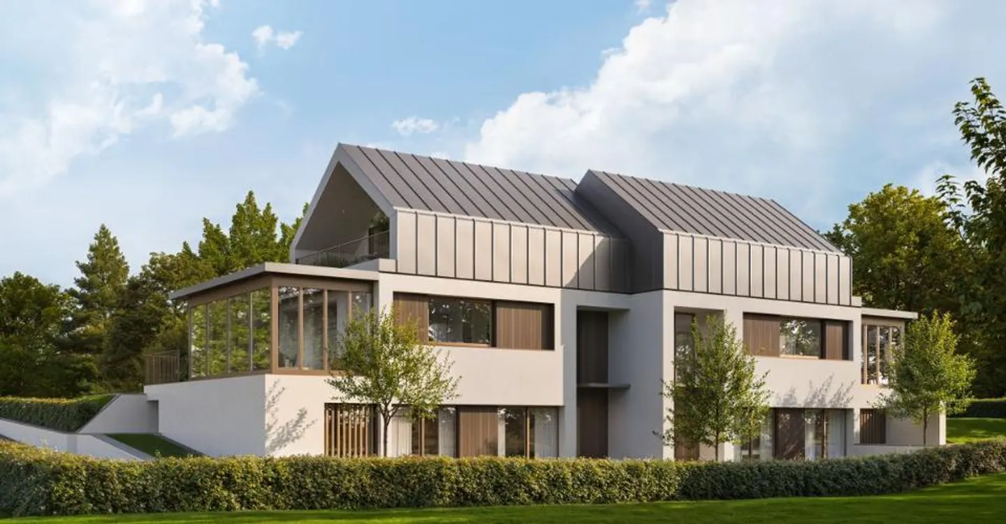 NEUES PROJEKT | MODERNE DOPPELHAUSHÄLFTE IN PREGNY-CHAMBÉSY | Villa B - Foto 3 von 13