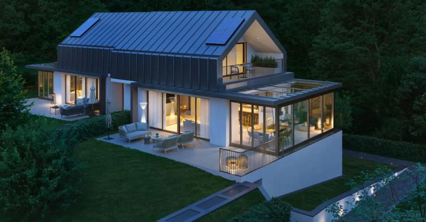 NEUES PROJEKT | MODERNE DOPPELHAUSHÄLFTE IN PREGNY-CHAMBÉSY | Villa B - Foto 6 von 13
