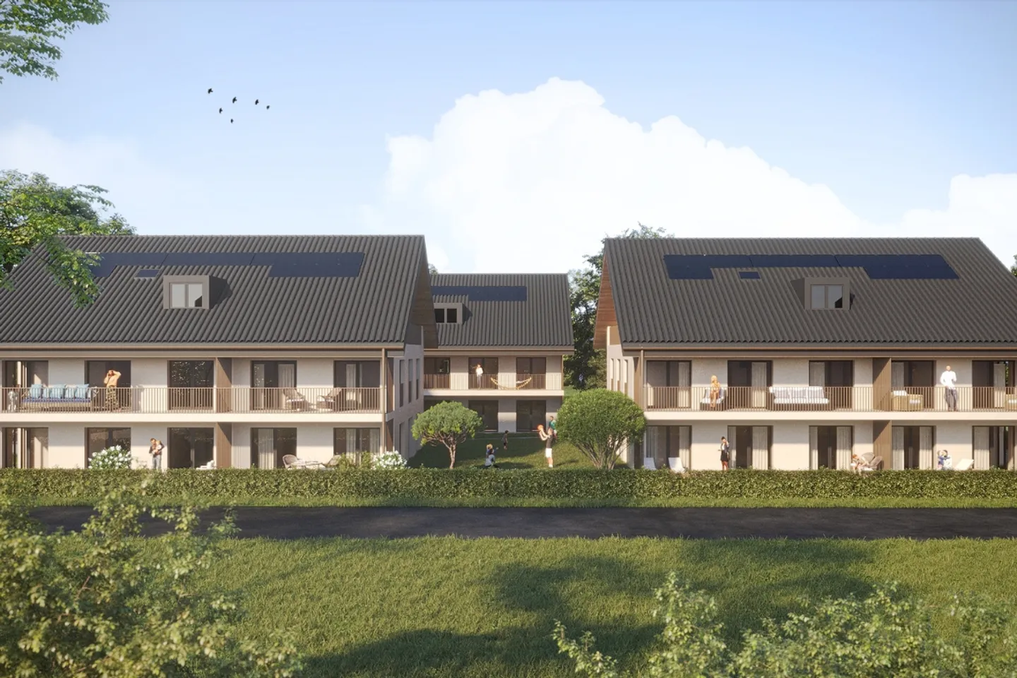 La Bergerie - Lotto 15 - Nuovo appartamento di 4.5 locali al 1° piano con balcone - Foto 3 di 8