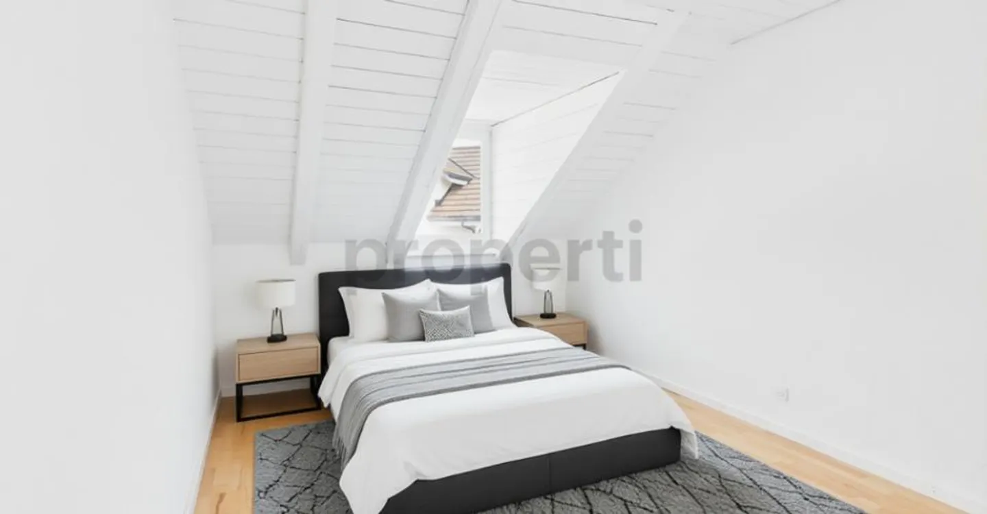 Quiet attic apartment with balcony and manageable additional costs in Beringen - Photo 5 of 6