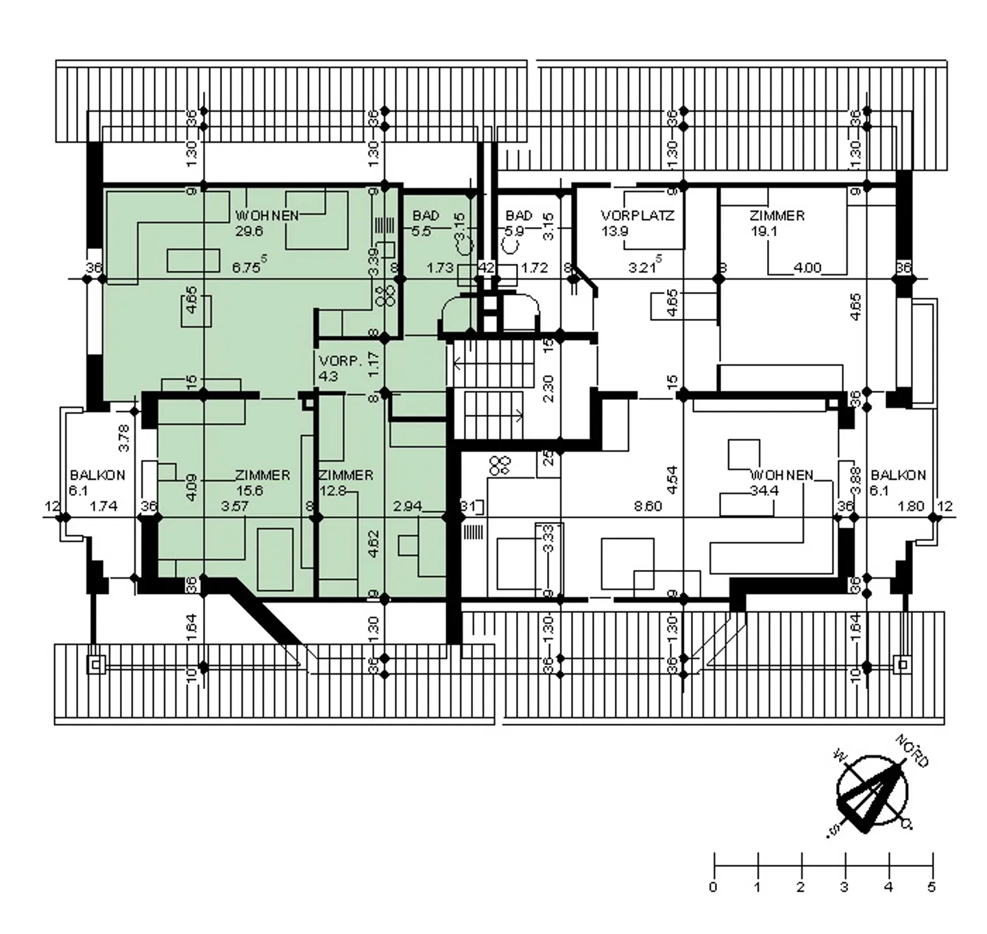 Appartamento 3 locali, attico - Foto 8 di 8