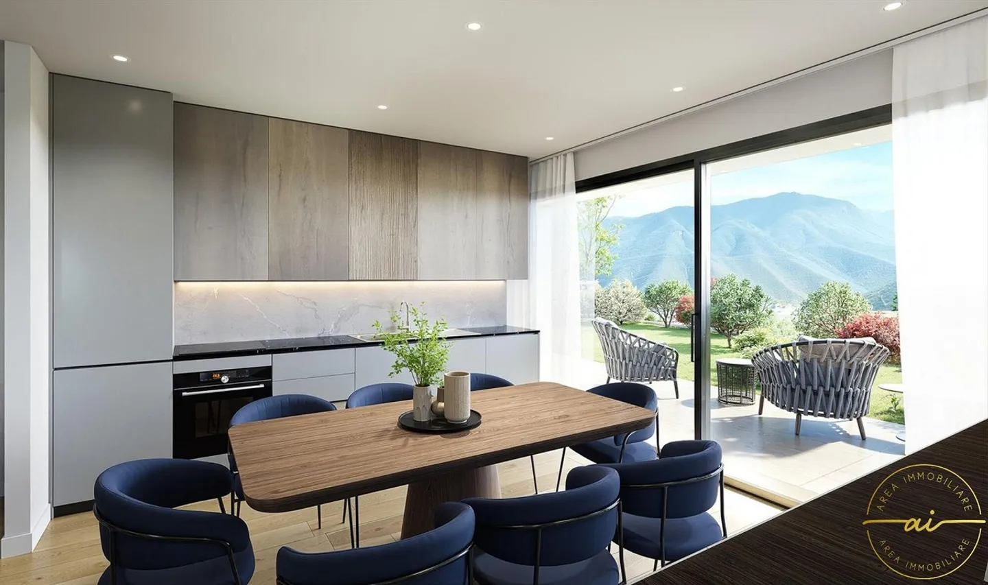 Exklusive 3,5 Zimmer mit Garten in Lugano A1 - Foto 2 von 6