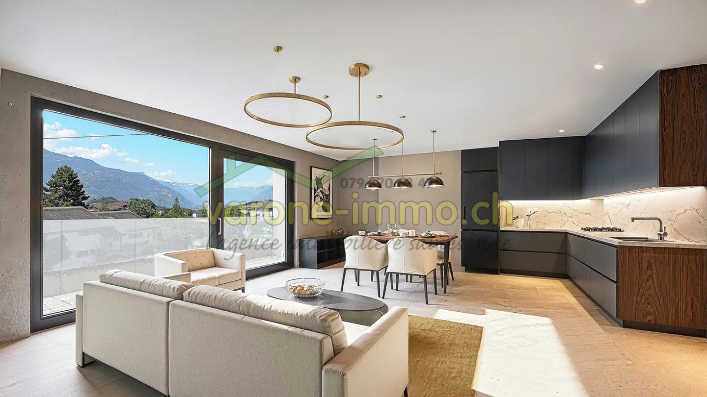 Neue Minergie-Residenz in Roumaz / Savièse - Foto 7 von 13