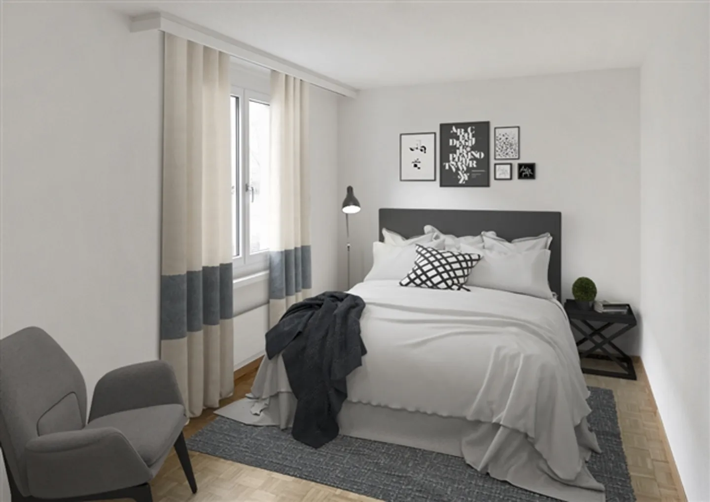 SANS CAUTION LOCATIVE - Un appartement confortable de 2,5 pièces - Photo 6 sur 6