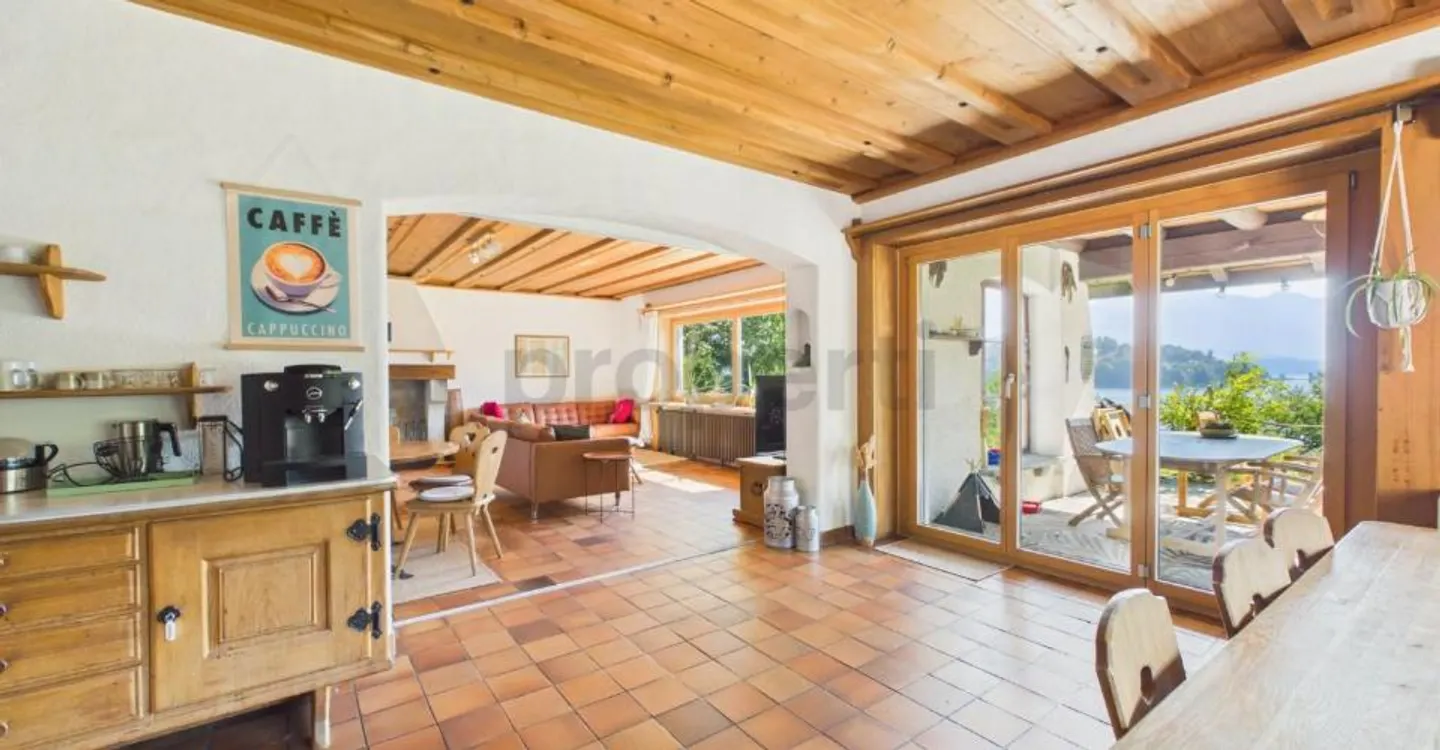 Luxuriöse Villa mit Pool & Privatstrand  absolute Privatsphäre am Vierwaldstättersee - Foto 5 von 12