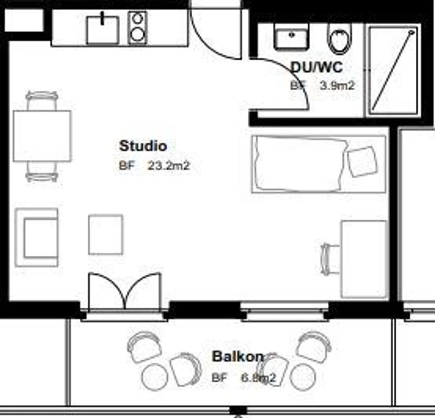 Central 1.5-room apartment in Herzogenbuchsee - Photo 4 of 4