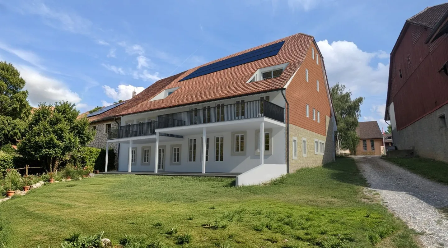 Appartamento duplex nuovo di 3,5 locali a Bioley-Magnoux - Foto 1 di 20