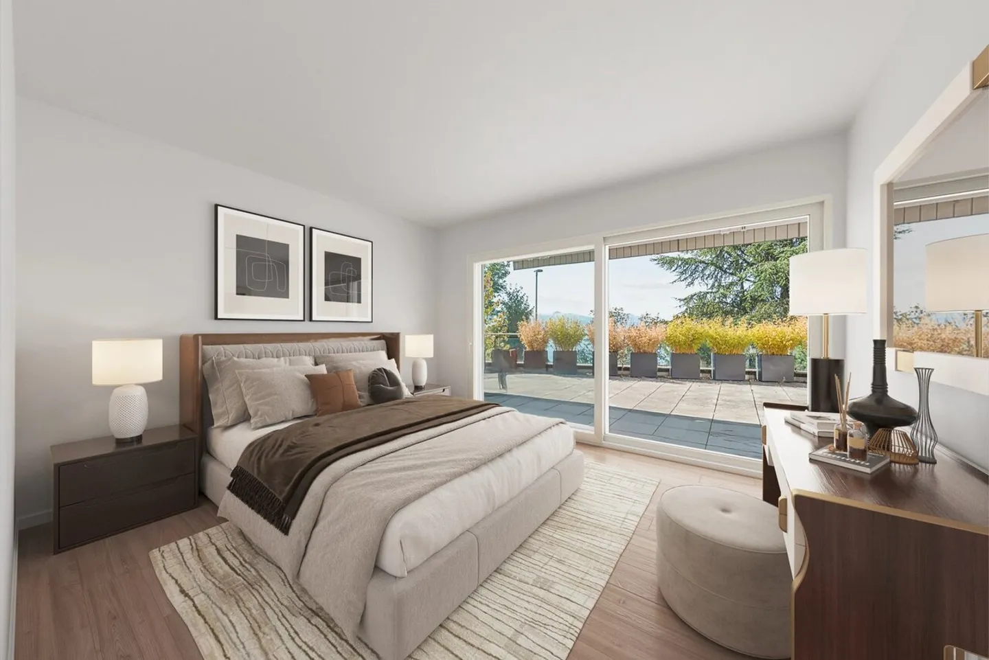 Duplex penthouse with unobstructed view of Lake Geneva - Photo 8 of 9