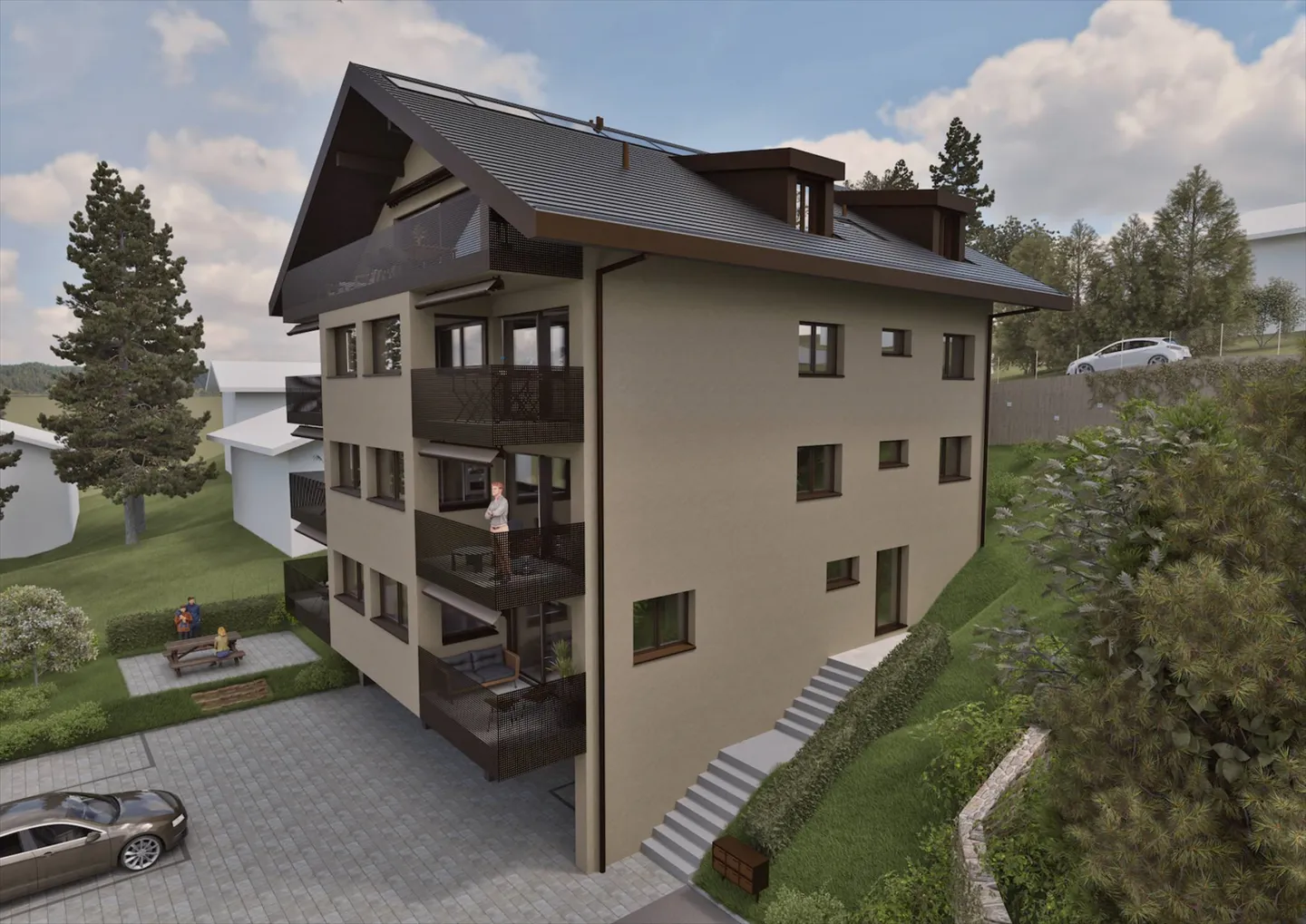 Wunderschönes Neues Apartment mit Garten - Foto 6 von 9