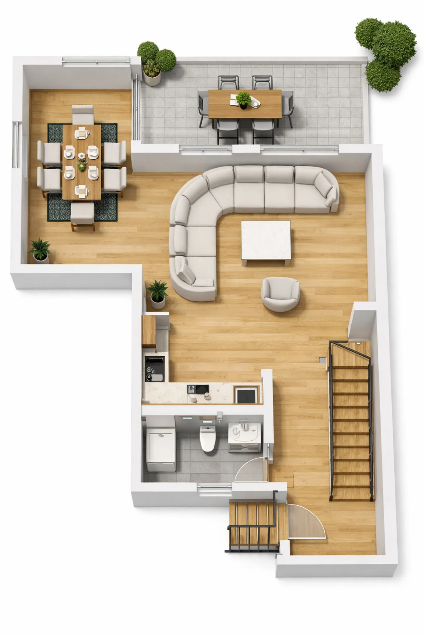 Maison jumelée 5½ pièces avec jardin sud/ouest - entièrement rénovée, disponible de mi à fin mars 2026 - Photo 1 sur 1